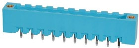 TBP01R2W-508-10BE, Pluggable Terminal Blocks Terminal block, pluggable, w screw lock, 5.08, receptical, 10 pole, blue