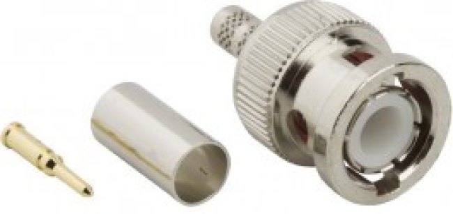 112514, RF Connectors / Coaxial Connectors BNC STRAIGHT CRIMP PLUG RG223