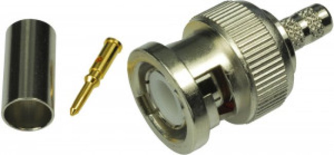 112514, RF Connectors / Coaxial Connectors BNC STRAIGHT CRIMP PLUG RG223