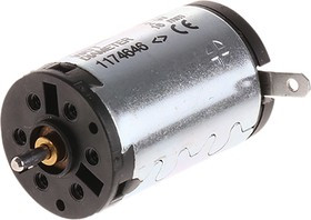 110048, Brushed DC Motor, 2 W, 21 V, 2.14 mNm, 13700 rpm, 1.5mm Shaft Diameter