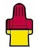 R/Y, Terminals RED/YEL 18-10 AWG SPRING CONNECTOR