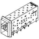 U86-D1427-10121, Conn SFP+ F 40 POS 1.6mm Press Fit RA Thru-Hole 40 Terminal 2 Port Tray