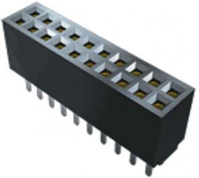 SFMC-105-T2-S-D, Headers &amp; Wire Housings .050" Tiger Eye High-Reliability Flexible Pin Count Socket Strip