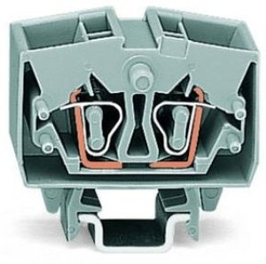 Miniature terminal block, spring-clamp connection, 0.08-2.5 mm², 1 pole, 24 A, 8 kV, orange, 264-726 Miniature terminal block, spring-clamp connection, 0.08-2.5 mm², 1 pole, 24 A, 8 kV, orange, 264-726