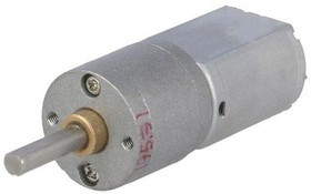 3457, Двигатель: DC, с редуктором, POLOLU 20D, 6ВDC, 3,2А, Ось: D профиль