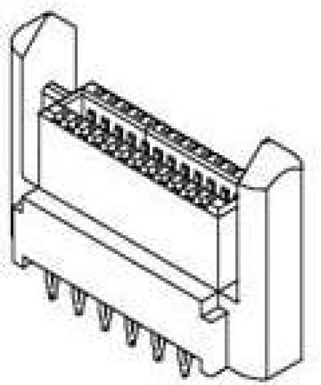 46113-0243, Power to the Board LPH VERT.SIGNAL ASSY ASSY (2)GUIDES 24CKT