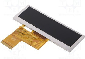 RFS390B-AQH-DNN, Дисплей TFT, 3,9", 480x128, Подсвет LED, Разм 105,5x37x3,05мм