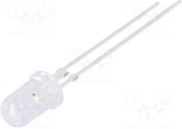 OSB56L5111Y, LED; 5mm; blue; 15°; Front: convex; 2.8?3.6V; Pitch: 2.54mm; 4?5lm OSB56L5111Y, LED; 5mm; blue; 15°; Front: convex; 2.8?3.6V; Pitch: 2.54mm; 4?5lm