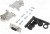 D45NT09-M-HDS15-K, D-Sub; PIN: 15; plug; female; soldering; for cable; black