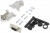 D45NT09-M-HDS15-K, D-Sub; PIN: 15; plug; female; soldering; for cable; black