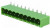 XY2500R-D-5.08-10PIN, Разъемный клеммник, Ш.контактов: 5,08мм, Кол-во полюс: 10, гнездо