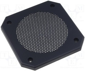 VS-GR-10PL, Декоративная решетка динамика, 114x114x9мм, VS-FR10, VS-R10S