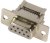 09 66 218 7500, Разъем D Sub, Standard, Гнездо, Серия D Tin And Dimple, 15 контакт(-ов), DA, IDC / IDT