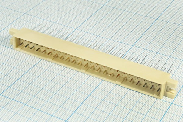 Прямоугольный соединитель штекер, шаг P2,5мм; №12806 штек ПрС\P2,5\135P\ \\СНП34С-46В-В