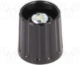 2015603, Rotary Knob Black ø15mm Without Indication Line