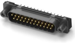 3-338311-2, Conn D-Subminiature PIN 25 POS 1.38mm Solder ST Thru-Hole 25 Terminal 1 Port Tray