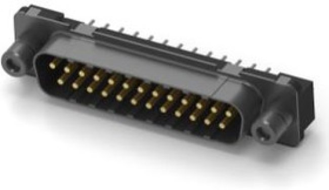 3-338311-2, Conn D-Subminiature PIN 25 POS 1.38mm Solder ST Thru-Hole 25 Terminal 1 Port Tray
