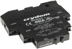 DR06D03, Solid State Relays - Industrial Mount 3A 60VDC Out 4-32VDC In, 11mm UL