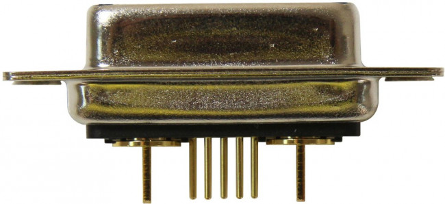 683M7W2203L001, D-Sub Mixed Contact Connectors Coax Combo D Vert PCB 7W2/F/50O/VT