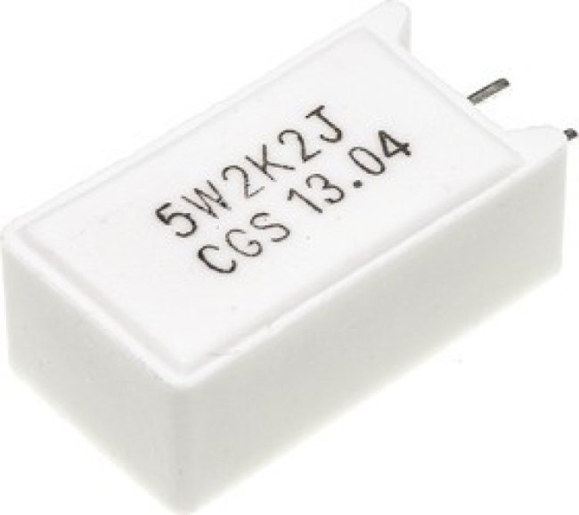 SQMR52K2J, Резистор в сквозное отверстие, 2.2 кОм, Серия SQ, 5 Вт, ± 5%, Радиальные Выводы, 350 В