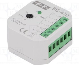 BIS-410, Реле: установочное, бистабильное, NO, Алгоритм раб: OFF-ON, 16А