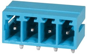 TBP02R1-381-04BE, Pluggable Terminal Blocks Terminal block, pluggable, 3.81, receptical, 4 pole, blue