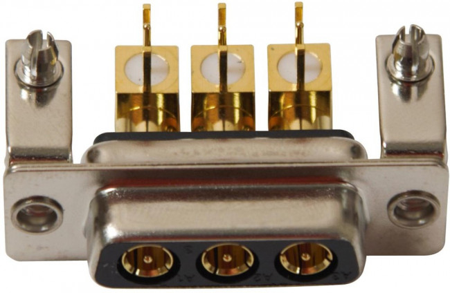 685M3W3203L461, Комбинированный разъем D Sub, Power-D 685M Series, DA-3W3, Гнездо, 3 контакт(-ов), 3 Силовых