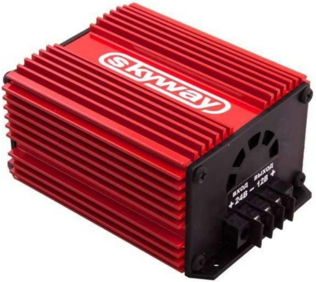 S05501003, Преобразователь напряжения (инвертор) 24-12V 30A SKYWAY S05501003, Преобразователь напряжения (инвертор) 24-12V 30A SKYWAY