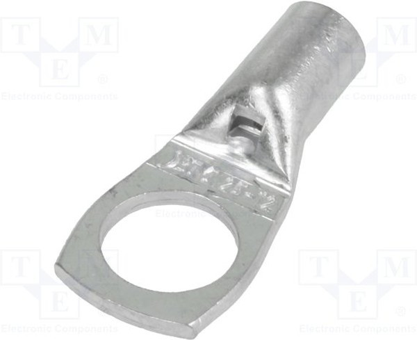 BM 01649, Наконечник: кольцевой трубчатый, M12, 25мм2, обжим, на провод