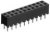 A3C-24DA-2DSA(71), A3C Series Straight Through Hole Mount PCB Socket, 24-Contact, 2-Row, 2mm Pitch, Solder Termination