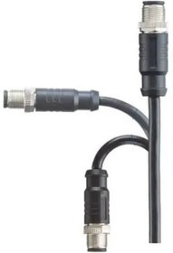 M12A-08BMMM-SL8N05, Соединительный кабель; M12; PIN: 8; прямой; 5м; вилка; 30ВAC; 2А M12A-08BMMM-SL8N05, Соединительный кабель; M12; PIN: 8; прямой; 5м; вилка; 30ВAC; 2А