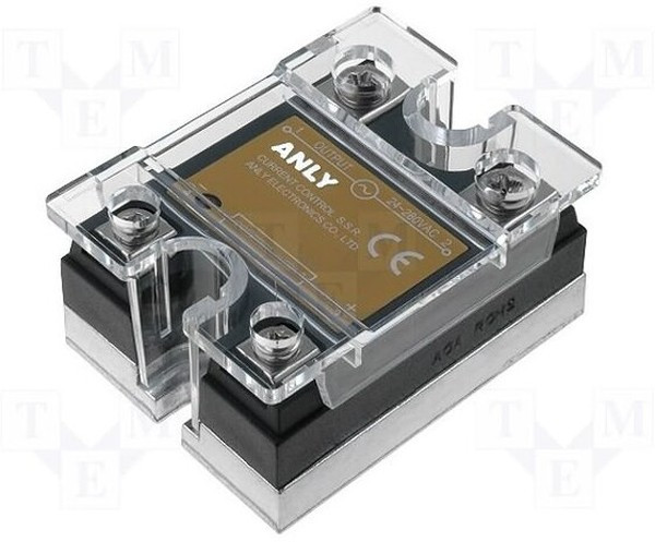 ASR-40CA, Реле: полупроводниковое, Uупр: 3,8-10ВDC, Iупр: 4-20мА, 40А