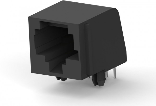 5520252-4, Modular Connectors / Ethernet Connectors 8/8 KEYED