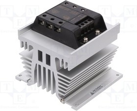 SRH3-4475, Реле: полупроводниковое, Uупр: 90-240ВAC, 75А, 48-480ВAC, 3-фазный