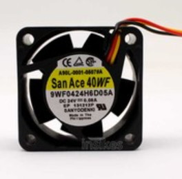 Вентилятор Sanyo Denki SanAce 40WF 9WF0424H6D05A (Fanuc A90L-0001-0501/ A90L-0001-0507) 40x20мм 24V 0.08A 3pin OEM