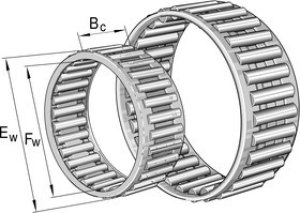 K3X5X7-TV/0-7 3mm I.D Needle Roller Bearing, 5mm O.D