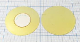 Пьезоэлектрическая диафрагма (толстаая) 50x0.5мм, частота 3.3кГц; пб 50x0,50\\D\ 3,3\2C\MFT-50T-3,3A