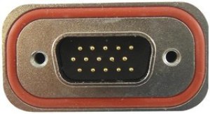 MDBR-E15PM-AN0, HD D-SUB CONNECTOR, PLUG, 15POS