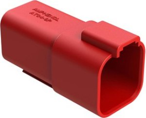 AT04-6P-RED, Automotive Connectors A SERIES-AT-CONNECTORS