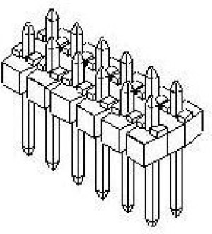 90131-0770, PCB Header, Male, 3A, 350V, Contacts - 20