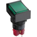 D16LMT2-1abKG, Кнопка с подсветкой 250В/5А