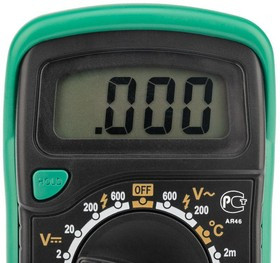 Мультиметр портативный MAS838 в кожухе с прозвонкой и измерением температуры Mastech 13-2008