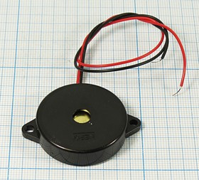 Излучатель звука пьезоэлектрический без генератора 35x 9m46, 1~30В, 1,0 кГц, 2L190, KPR-G3510L, KEPO