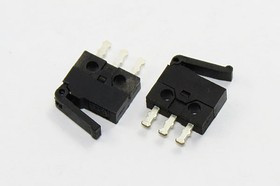 Микропереключатель , размер 8 x 3 x 6, 0.1А, переключение ON-(ON), размер концевика L8, SMKW-01