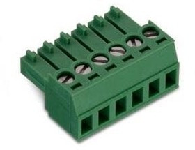 691361100008, Съемная клеммная колодка, 3.5 мм, 8 вывод(-ов), 26AWG до 16AWG, 1.5 мм², Винт, 10 А