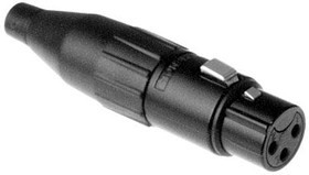 AC3FBJ-AU, XLR Connectors PLUG CORD 3 SKT
