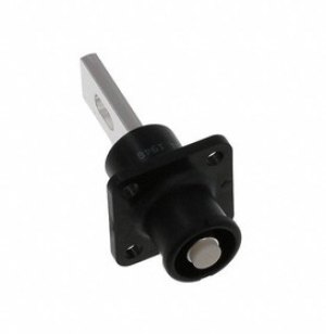 SLPIRBBPNB1, Heavy Duty Power Connectors SURLOK PLUS, INLINE RECEPTACLE, 8.0MM, BUSBAR, PANEL MOUNT W/ FLANGE, NON-SEALED, BLACK, 180 KEYWAY SLPIRBBPNB1, Heavy Duty Power Connectors SURLOK PLUS, INLINE RECEPTACLE, 8.0MM, BUSBAR, PANEL MOUNT W/ FLANGE, NON-SEALED, BLACK, 180 KEYWAY
