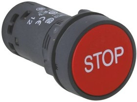 XB7NA4234, Переключатель: кнопочный; Фикс.пол:1; NC; 0,3A/240ВAC; 22мм; IP65 XB7NA4234, Переключатель: кнопочный; Фикс.пол:1; NC; 0,3A/240ВAC; 22мм; IP65