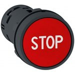 XB7NA4234, Переключатель: кнопочный; Фикс.пол:1; NC; 0,3A/240ВAC; 22мм; IP65 XB7NA4234, Переключатель: кнопочный; Фикс.пол:1; NC; 0,3A/240ВAC; 22мм; IP65