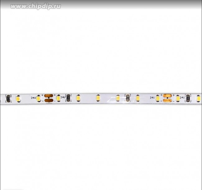 R00-379 Светодиодная лента 24В, 5,4Вт/м, smd2216, 120д/м, IP20, 480Лм/м, подложка 4мм, 5м, 4000К.